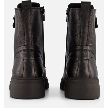 Feyn Paige29 Veterboots zwart Leer - 36,37,38,39,40,41