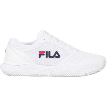 Fila Axilus 3 Tennisschoenen Dames-Wit,Donkerblauw - 39