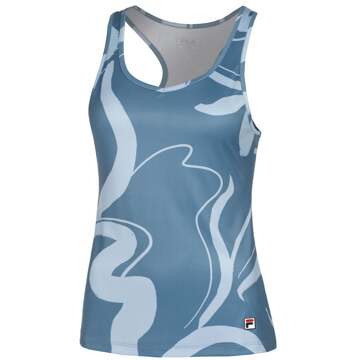 Fila Mila Tanktop Dames-Blaugrau,Lichtblauw - XS