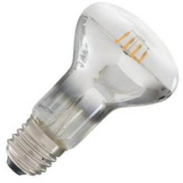 Filament LED Reflectorlamp R63 E27 4W 2700K 450lm Transparant