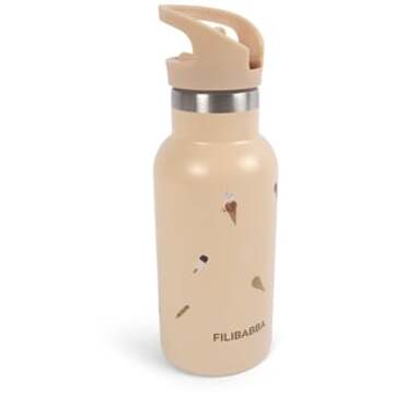 Filibabba Roestvrijstalen drinkfles - Cool Summer Beige