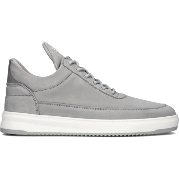 Filling Pieces Lage Top Grijze Nubuck Sneaker Filling Pieces , Gray , Heren - 41 Eu,40 EU