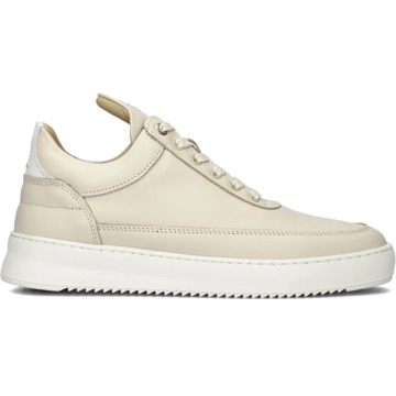 Filling Pieces Lage Top Org Sue Sneakers Beige Filling Pieces , Beige , Dames - 39 EU