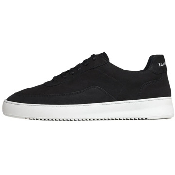 Filling Pieces Zwarte Lage Sneakers Mondo 2.0 Nub Filling Pieces , Black , Heren - 41 Eu,46 Eu,43 Eu,42 Eu,44 EU