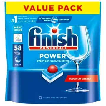 Finish Vaatwastabletten Finish Finish Power All In One 58 st