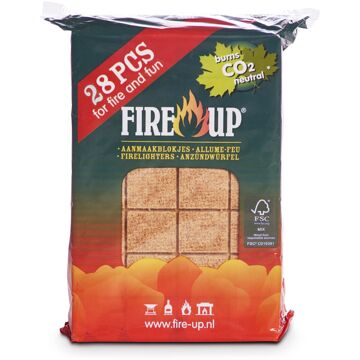 Fire-Up Aanmaakblok folie 28 stuks