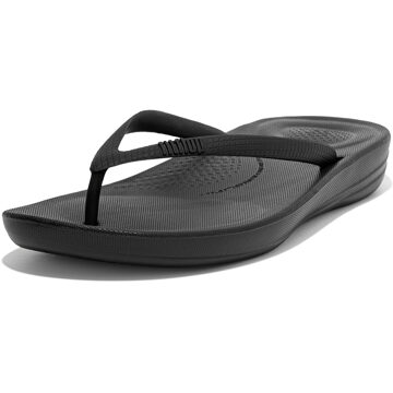 FitFlop IQushion Ergonomic - Teenslippers Dames - Zwart - Maat 38