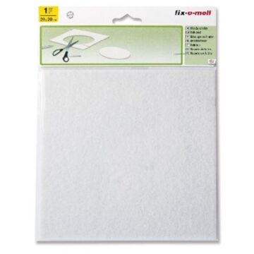 Fix-o-moll vilt 200mmx200mm wit