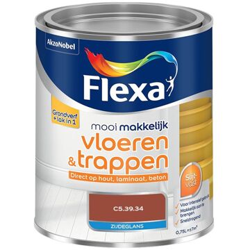 Flexa Mooi Makkelijk Vloeren & Trappen Zijdeglans - C5.39.34 - Meng - 0.75 Liter