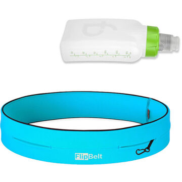 FlipBelt Bidon set - 150 ml wit/groen