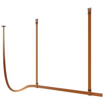 FLOS Belt Fabric Copper Brown Hanglamp - Bruin