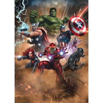 Fotobehang - Avengers Superpower 200x280cm - Vliesbehang Multikleur