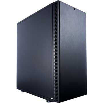 Fractal Design Define C Midi-tower PC-behuizing Mat zwart 2 voorgeïnstalleerde ventilators, Stoffilter