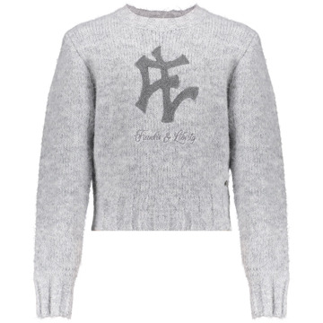 Frankie & Liberty meisjes sweater Grijs - 140