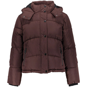 Frankie & Liberty meisjes winterjas Donker bruin - 140