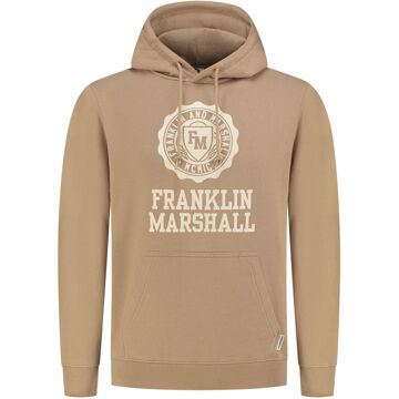 Franklin & Marshall Hoodie Heren bruin - L