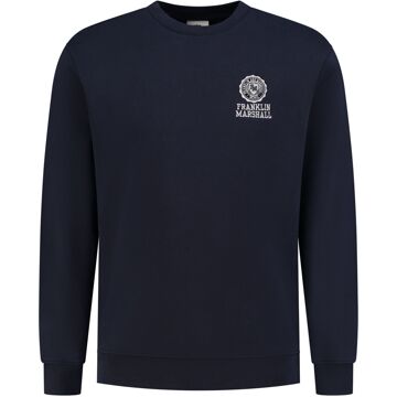 Franklin & Marshall Sweater Heren navy - XL