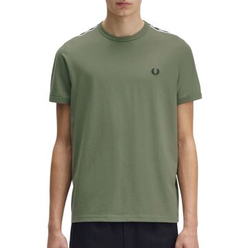 Fred Perry Contrast Tape Ringer Shirt Heren - L