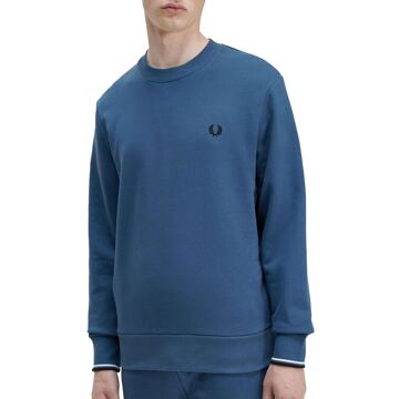 Fred Perry Crew Neck Sweater Heren blauw - M