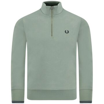 Fred Perry Half Zip Sweatshirt Heren - XL
