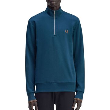 Fred Perry Half Zip Sweatshirt Heren - XXL