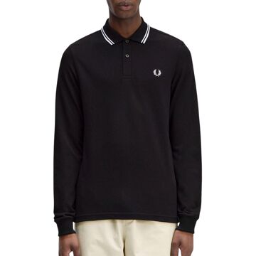 Fred Perry LS Twin Tipped Polo Heren - XL
