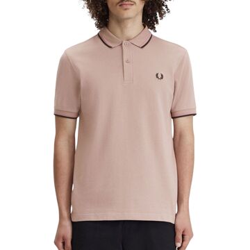 Fred Perry Rosa U89 Twin Tipped Shirt Fred Perry , Pink , Heren - Xl,L,M,S