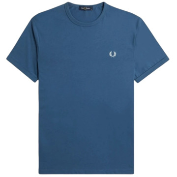 Fred Perry T-Shirts Fred Perry , Blue , Heren - 2Xl,Xl,L,M,S