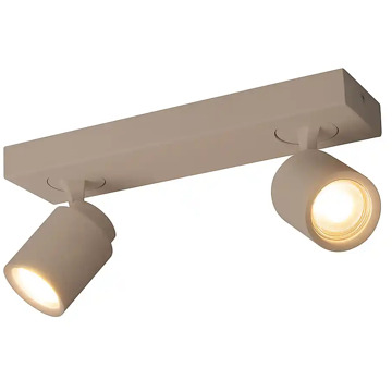 Freelight Spot Razza 2 lichts L 32 cm GU10 beige