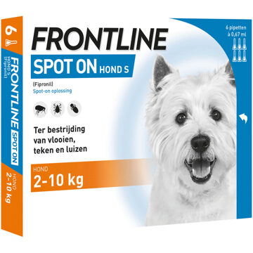 Frontline Hond Spot-On Small - 6 Pipetten