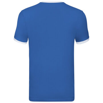 Fruit of the Loom Heren ringer t-shirt Blauw - XXXL