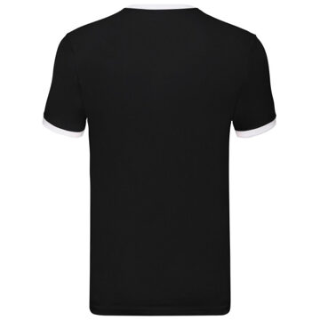 Fruit of the Loom Heren ringer t-shirt Zwart - XXXL