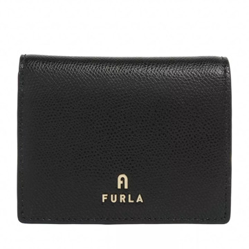 FURLA Compacte Portemonnee Bifold Munt Zwart Furla , Black , Dames - ONE Size