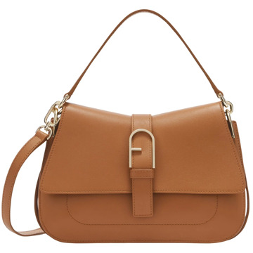 FURLA Flow Top Handle M Furla , Brown , Dames - ONE Size