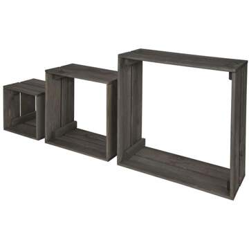 Furniture Legs Europe 3tc Pallet Pine Dark Grey Wash Fsc 40x40x15cm 3pp