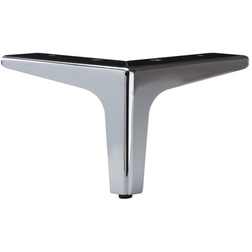 Furniture Legs Europe Chromen hoek meubelpoot 10 cm