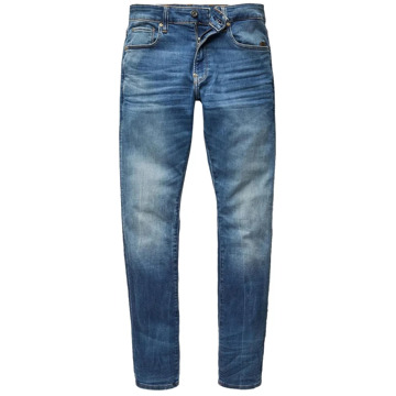 G-Star RAW skinny fit jeans Elto medium indigo aged Blauw - 30-32