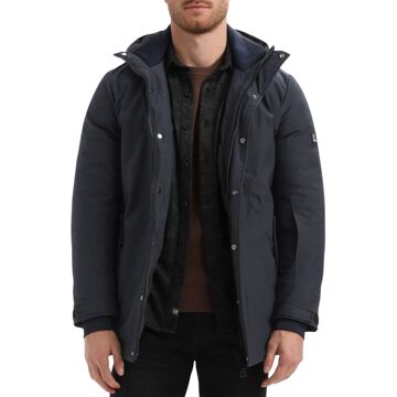 Gabbiano Long Canvas Parka Winterjas Heren - S