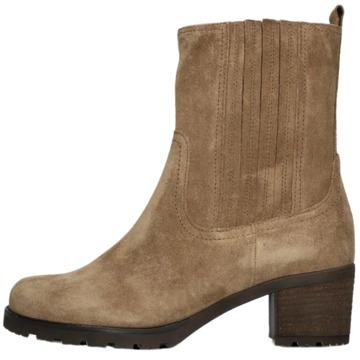 Gabor Enkellaarsjes taupe Suede - 40,39,38.5,38,37.5