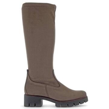 Gabor Velours Taupe Sportlaars met Rits Gabor , Beige , Dames - 38 Eu,42 Eu,38 1/2 Eu,41 Eu,42 1/3 Eu,40 Eu,40 1/2 Eu,37 1/2 Eu,39 Eu,37 Eu,36 EU