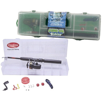 Game on fishing Telescoop hengel met viskoffer Multi