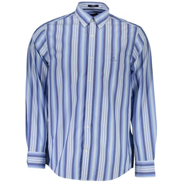 Gant Elegante lichtblauwe korte mouwen overhemd Gant , Blue , Heren - Xl,L,M,S