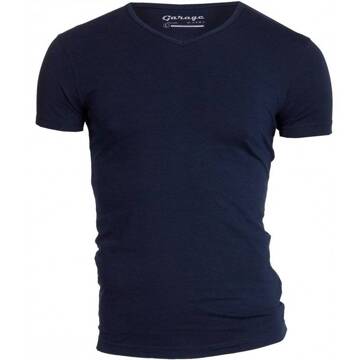 Garage 202 - T-shirt 1-pack Body Fit V-hals Navy - L