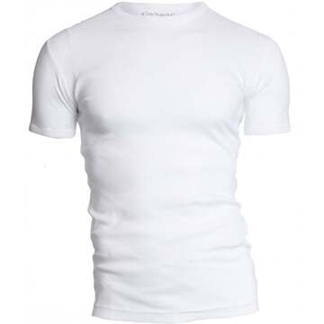 Garage 301 - T-shirt 1-pack Semi Body Fit Ronde Hals Wit - M