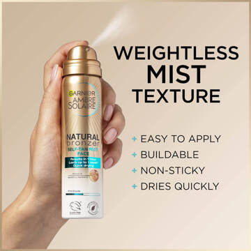 Garnier Face SPF50+ Mist and Self Tan Mist 75ml