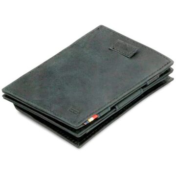 Garzini Cavare Magic Black Coin Wallet Pull Tab