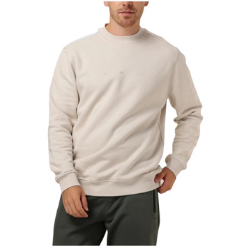 Genti Kitgekleurde Stijlvolle Sweater voor Mannen Genti , Beige , Heren - Xl,M,S