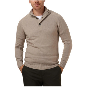 Gentiluomo Beige Trui voor Moderne Mannen Gentiluomo , Beige , Heren - Xl,L