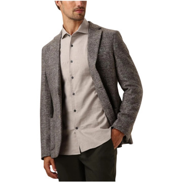 Gentiluomo Bruine Blazer voor Stijlvolle Mannen Gentiluomo , Brown , Heren - Xl,3Xl