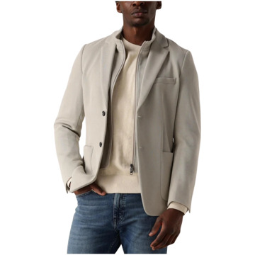 Gentiluomo Elegante witte jas voor heren Gentiluomo , Beige , Heren - 2Xl,Xl,L